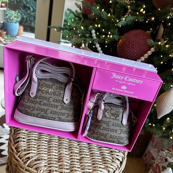 Juicy couture mommy and me gift box purse bag set Christmas crossbody - Picture 7 of 12